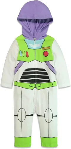 Vista 3 de Disney Pixar Toy Story Buzz Lightyear - Mameluco con cremallera para bebé