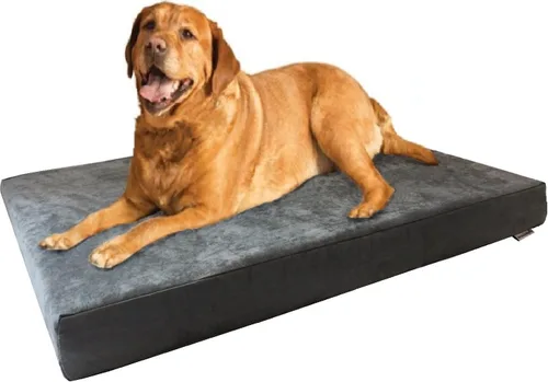 Vista 32 de Dogbed4less Cama de espuma de memoria para perros, ortopédica, con gel refrescante, forro impermeable con funda exterior duradera lavable