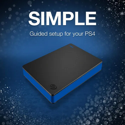 Vista 4 de Seagate Disco de juegos de 2TB para PlayStation 4, disco externo portátil con USB (STGD2000400)