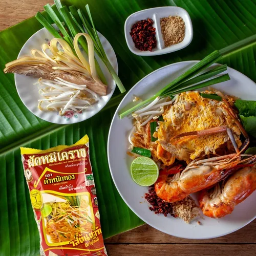 Vista 4 de TAMNAKTHONG Pad Thai Korat (Fried Mee Korat o Pad Mee Korat : 4 paquetes)