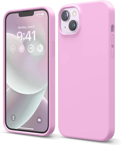 Vista 20 de elago Funda compatible con iPhone 14 Plus, de silicona líquida, funda protectora de cuerpo completo, a prueba de golpes, diseño delgado, forro