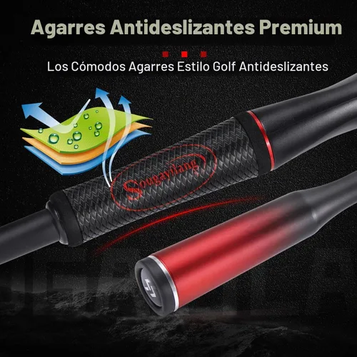 Vista 5 de Sougayilang Baitcasting Fishing Rod and Reel Combo, Medium 6'/7' Low Profile with SuperPolymer Handle (2 Pieces 7ft Left)