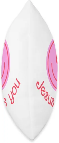 Vista 2 de Sundays With Sadie He Loves You Collection - Almohada de 16 x 16 pulgadas, multicolor