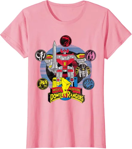 Vista 12 de Power Rangers Camiseta Megazord Asfalto