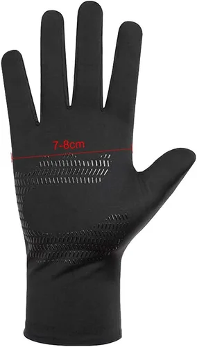 Vista 5 de Holiberty Lightweight Silk Summer Gloves Non-Slip Outdoor Sports Driving Cycling Gloves Winter Warm Running Glove Liner Sun UV Protection Fishing