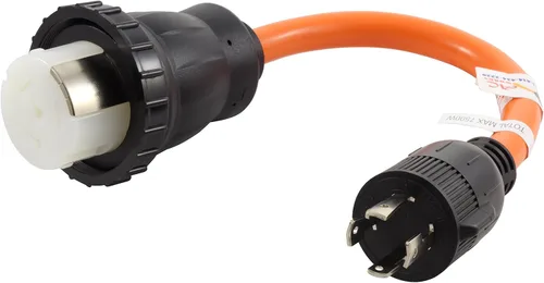 Vista 12 de AC WORKS Adaptador desmontable marino RV de 50 amperios (5-15P Hogar 15A Plug-Compact)
