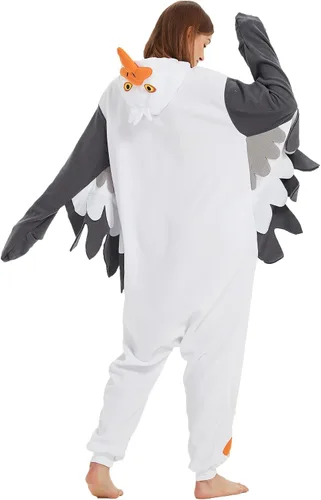 Vista 8 de III HHONS Animal Onesie Adult Women Men Halloween Pajamas Costume Cosplay Sleepwear Onesies