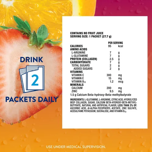 Vista 6 de Juven Nutrition Support para la curación de heridas, ponche de frutas, 14