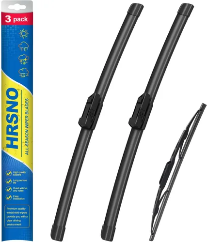 Vista 12 de Limpiaparabrisas de 15"+15" con juegos de escobillas limpiaparabrisas traseras de 13", repuesto automotriz para Jeep Wrangler 2007-2017, escobillas