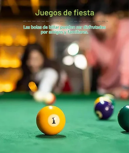 Vista 6 de Mini bolas de billar, juego de 16 bolas de billar, billar de mesa de billar de 1-1/4 pulgadas, mini bolas de billar de resina, bola de entrenamiento