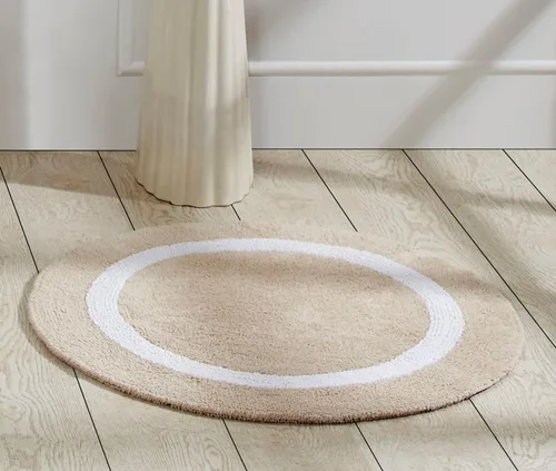 Vista 123 de Better Trends - Alfombra de baño 100% algodón reversible, altamente absorbente y lavable a máquina, suave, tapete de ducha para piso de baño