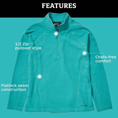 Vista 4 de Marmot Rocklin - Chaqueta con cremallera de 12 para mujer