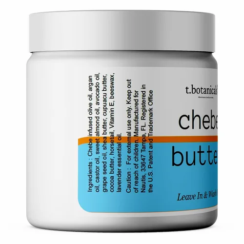 Vista 2 de Mantequilla Chebe para el crecimiento del cabello engrosamiento con cola de caballo (lavanda, 8 oz)