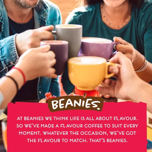 Vista 4 de Beanies 50 palitos de café, mezclas mixtas; café con sabor instantáneo