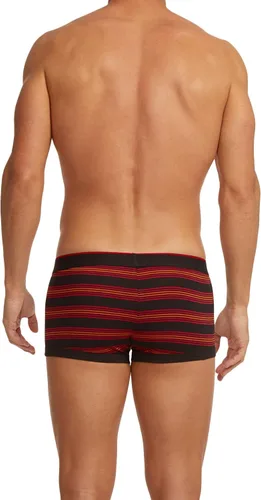 Vista 4 de Papi Elegante traje de baño brasileño sólido y estampado para hombre (paquete de 3 ropa interior para hombre)