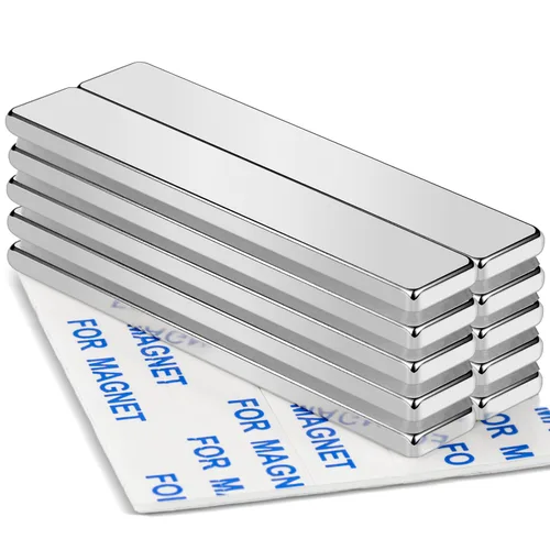 Vista 15 de MIKEDE -Imanes de neodimio y tierras raras pequeños y resistentes con forma de barra rectangular, para refrigerador, pizarra, almacenamiento