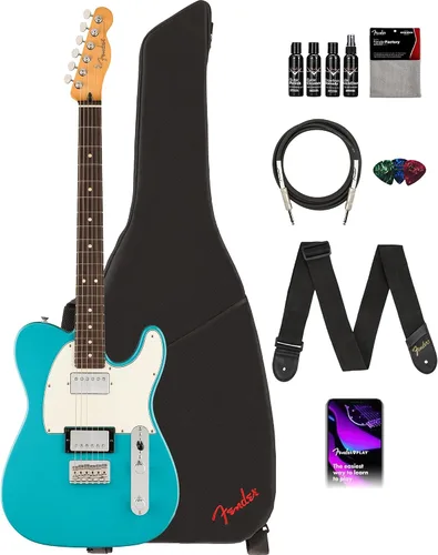 Vista 15 de Fender Player II Modified Telecaster - Paquete de ráfaga de 3 tonos con estuche, correa, cable, juego de púas de 3 piezas y kit de limpieza