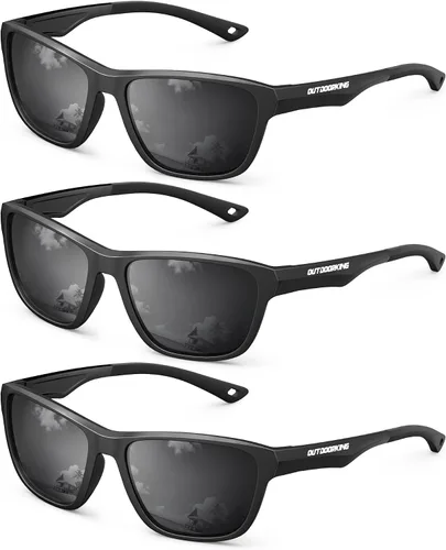 Vista 8 de KALIYADI Gafas de sol polarizadas para hombre y mujer: gafas de sol con UV400 para conducir, correr, ciclismo