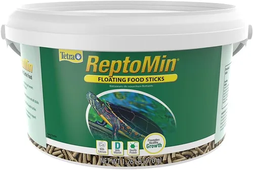Vista 18 de Tetra ReptoMin Palitos de Comida Flotantes, Alimento para Tortugas Acuáticas, Tritones y Ranas, 1.94 oz