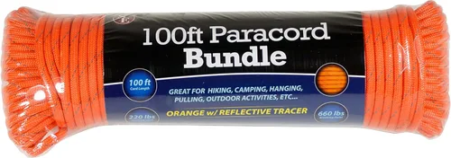 Vista 11 de SE Survivor Series 7-Strand 550 Paracord, 100' - PC100BK55