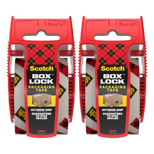 Vista 10 de Scotch Box Lock Cinta de embalaje, 1.88 in x 1000 in, 1 rollo
