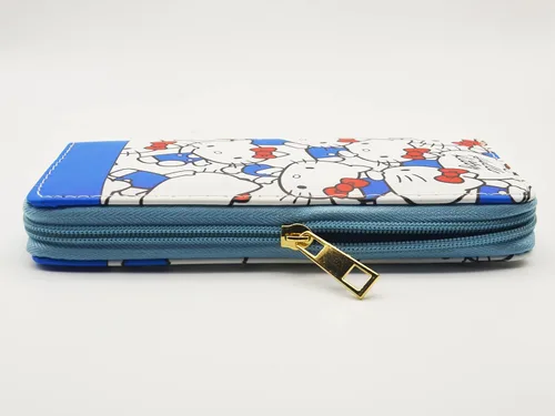 Vista 5 de Cartera larga Sanliou, Gatito azul, Cqb-kitty 5b
