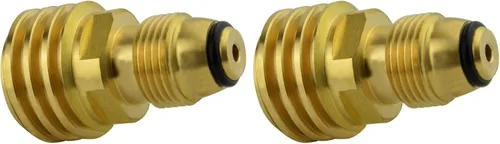 Vista 5 de Onlyfire Adaptadores de tanque de propano de ajuste universal: convierte la válvula de servicio POL del tanque LP en salida QCC1 (tipo 1)