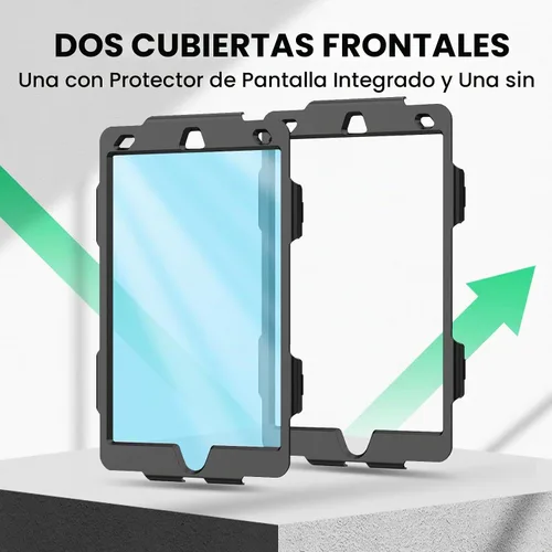 Vista 8 de SEYMAC Funda para iPad de 9ª/8ª/7ª Generación Estuche 10.2" 2021-2019, Funda Protectora de Cuerpo Completo Resistente a Prueba de Golpes de Servicio
