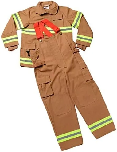 Vista 3 de Traje de bomberos bronceado disfraz de Halloween (edades 2-3)