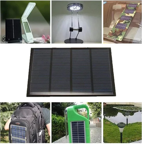 Vista 3 de 1.5 W 12 V Mini panel solar gota solar pegamento Voard tablero de silicio policristalino DIY paneles solares módulo celular cargador 1 unids