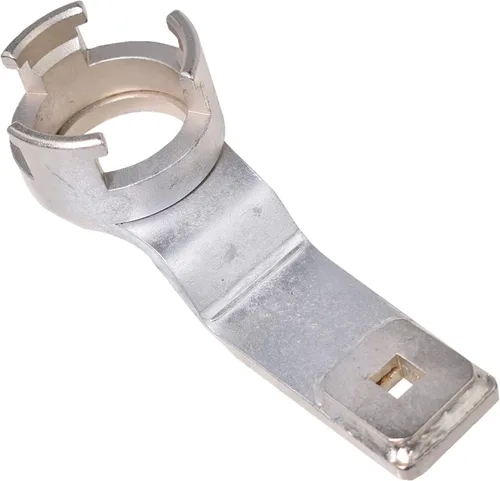 Vista 4 de Herramienta de soporte de polea de cigüeñal, polea de manivela, llave de vaso compatible con Volvo Ford 1.8 2.0 2.3 16V