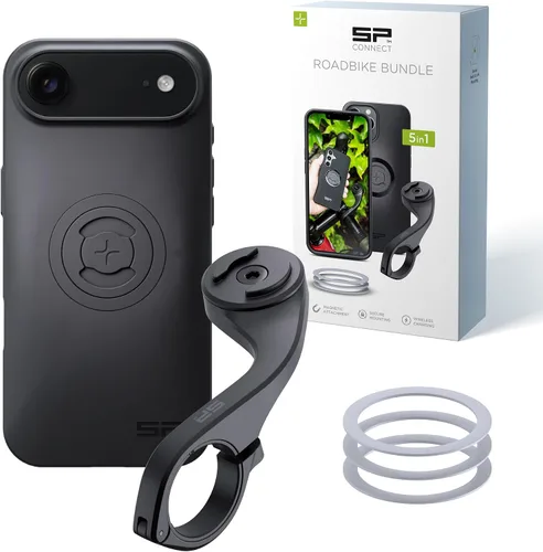 Vista 23 de SP CONNECT Paquete de bicicleta de carretera SPC+ Compatible con iPhone 11 Pro/XS/X Negro