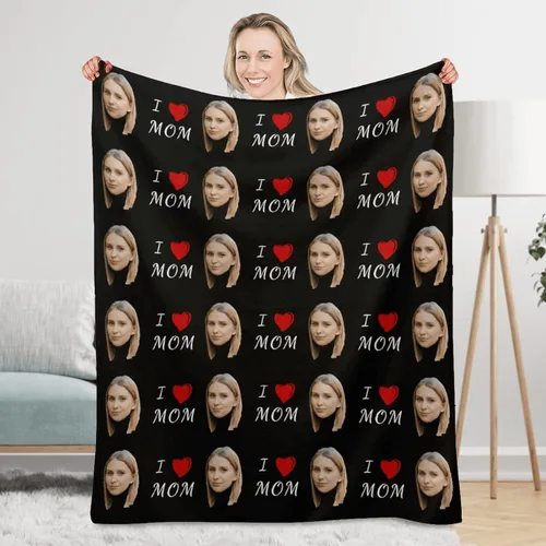 Vista 23 de Manta personalizada para el mejor papá, regalos personalizados para hombres, mantas personalizadas con fotos, texto para papá, marido, familia