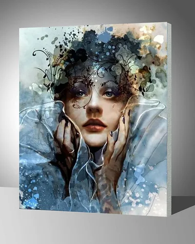 Vista 21 de LukFun Kit de pintura al óleo por números para adultos, pintura por números, 16 x 20 pulgadas (dama elegante, sin marco)