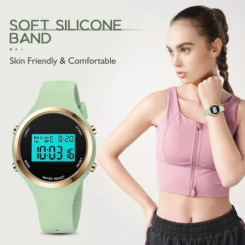 Vista 3 de XCZAP El deporte al aire libre relojes reloj despertador 5Bar impermeable LED Digital Watch