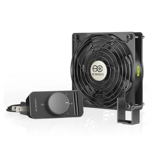 Vista 14 de AC Infinity AXIAL 8025, ventilador para magdalenas, 120 V CA 3.150 in x 0.984 in de alta velocidad, certificado UL para proyectos de escape