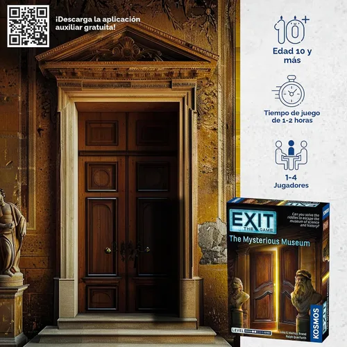 Vista 3 de Exit: The Mysterious Museum Exit: The Game - Un juego de Kosmos Experiencia de Escape Room en casa para 1 a 4 jugadores, mayores de 10 años