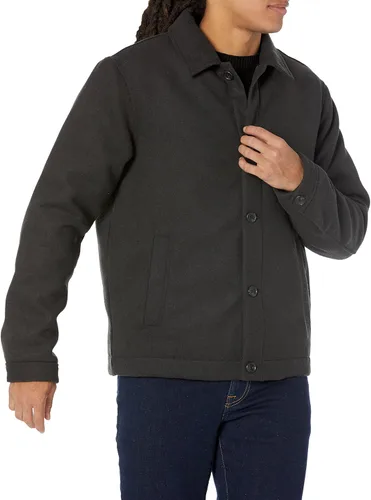 Vista 10 de Amazon Essentials Chaqueta bomber de mezcla de lana para hombre (disponible en tallas grandes y altas)