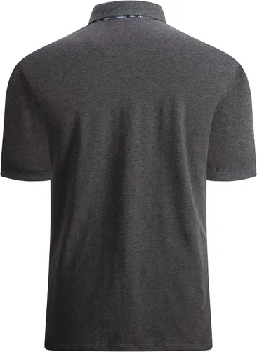 Vista 2 de Alex Vando Polo para hombre, manga corta, ajuste regular, diseño de moda