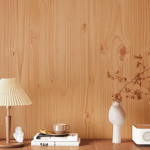 Vista 5 de VEELIKE Papel de contacto de madera de pino marrón de 15.7 x 118 pulgadas, papel de contacto de grano de madera de grano de madera para encimeras