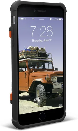 Vista 5 de UAG - Funda para iPhone 6 Plus/iPhone 6s Plus Trooper (óxido), funda militar probada contra caídas