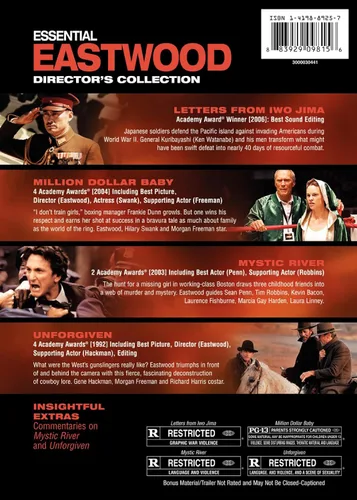 Vista 2 de Essential Eastwood Directors Collection Letters from Iwo Jima Million Dollar Baby Mystic River Unforgiven