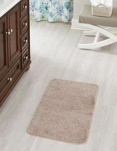 Vista 7 de Unique Loom Bano Everyday Bath Mat Collection - Alfombra de área para todos los días (rectangular 1 pies 8 pulgadas x 2 pies 7 pulgadas, rosa bebé)