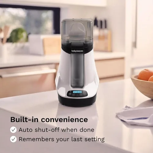 Vista 8 de Baby Brezza Calentador Inteligente de Biberones, Calentador de Leche Materna + Descongelador – Aplicación Gratuita - Diferentes Temperaturas