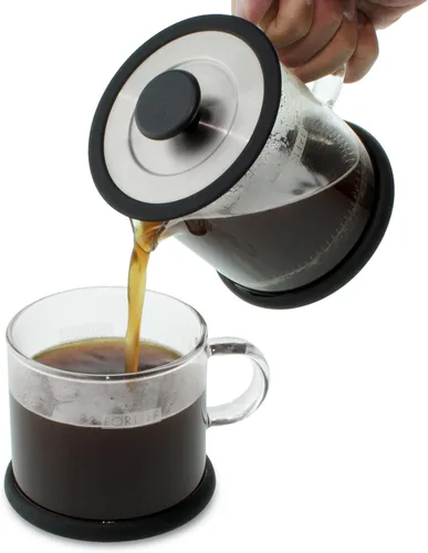 Vista 7 de FORLIFE 827 - Prensa para café, transparente, color negro