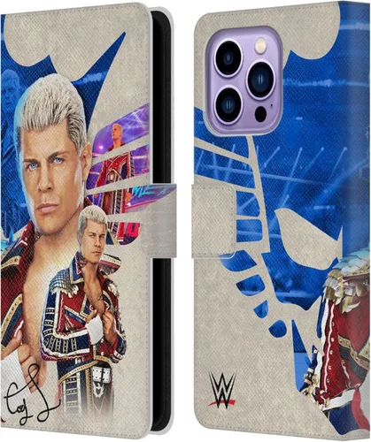Vista 39 de Head Case Designs Funda con licencia oficial de la WWE American Nightmare Flag Cody Rhodes compatible con Apple iPhone 11