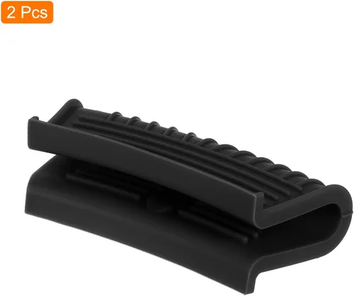 Vista 3 de uxcell Soporte de silicona para mango de sartén caliente, 2 piezas, funda antideslizante resistente al calor para cocina, olla, sartenes, utensilios