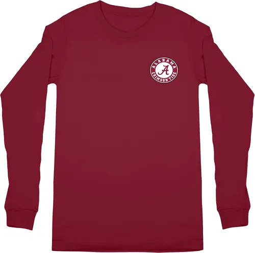 Vista 2 de Southern Couture Alabama Crimson Tide Elephant - Camiseta de manga larga para mujer