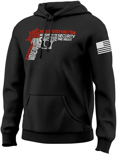 Vista 3 de Fantastic Tees 2nd Amendment Rights to Bear Arms Military Men's Apparel