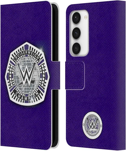 Vista 278 de Head Case Designs Officially Licensed WWE Cruiserweight Champion Title Belts Leather Wallet Case Compatible with Samsung Galaxy A07 4G Campeón